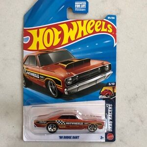 Mattel Hot Wheels '68 Dodge Dart - Orange and Black